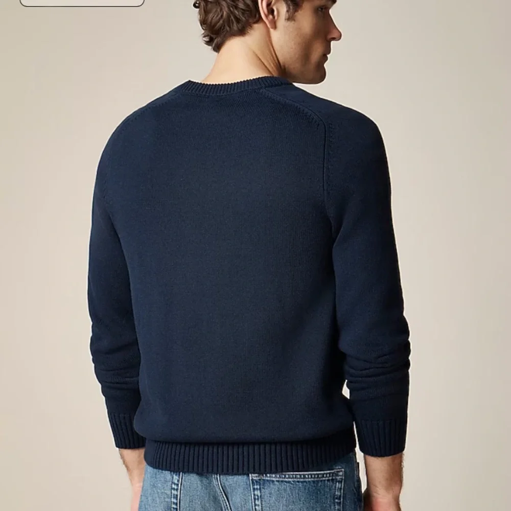 NWT Jcrew Men's Navy Sweater - Picture 3 of 4